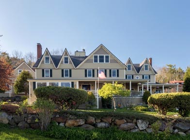 Direction image, Five Gables Inn, East Boothbay, Maine