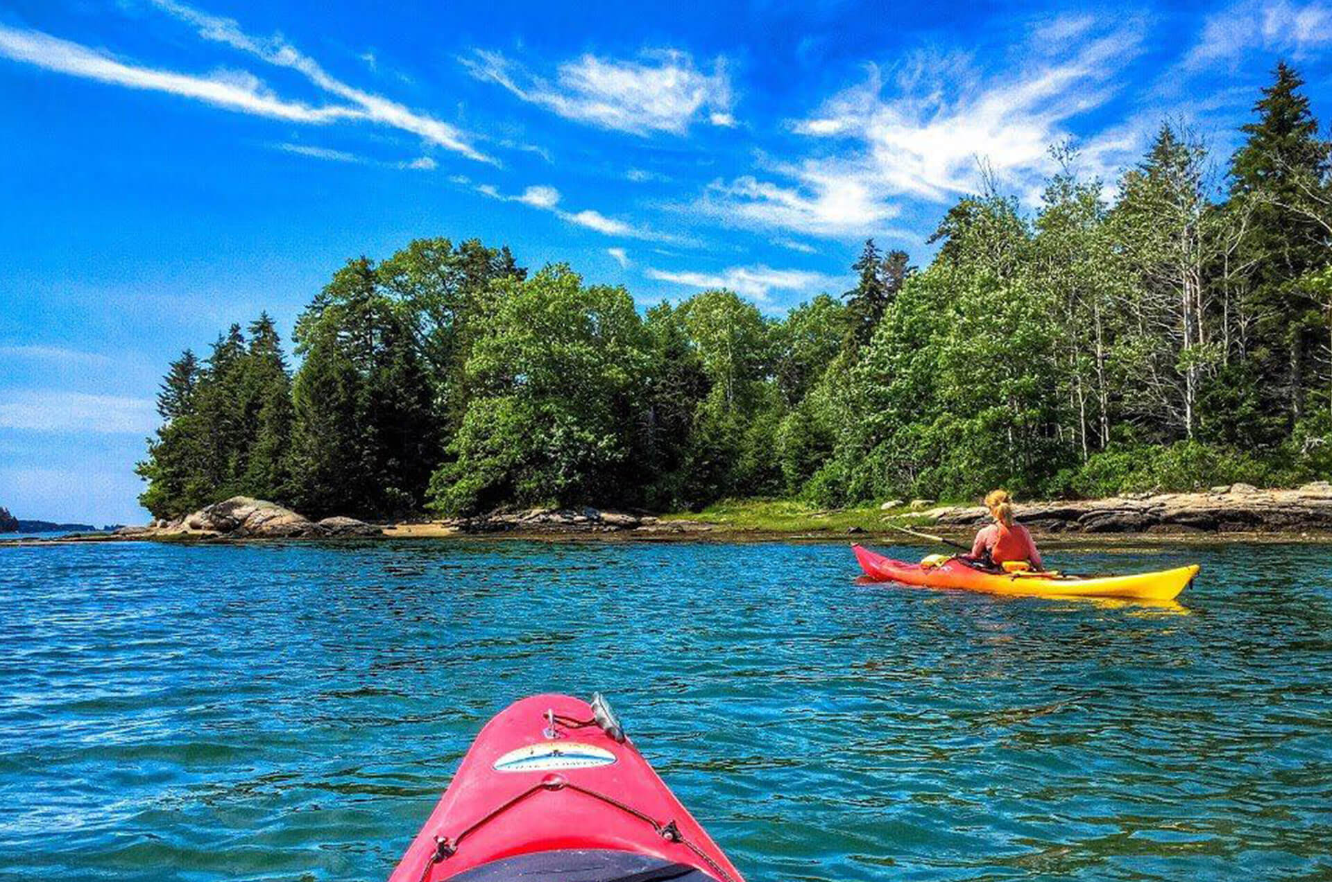 Kayaking in Boothbay Five Gables Inn