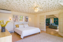 Adler's Cottage Master bedroom.