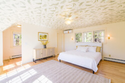 Adler's Cottage Master bedroom.