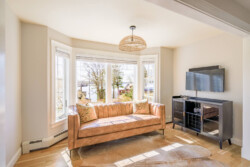 Adler's Cottage Brown leather couch.