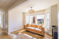 Adler's Cottage Brown leather couch.