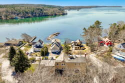 Adler's Cottage Overhead shots with water.